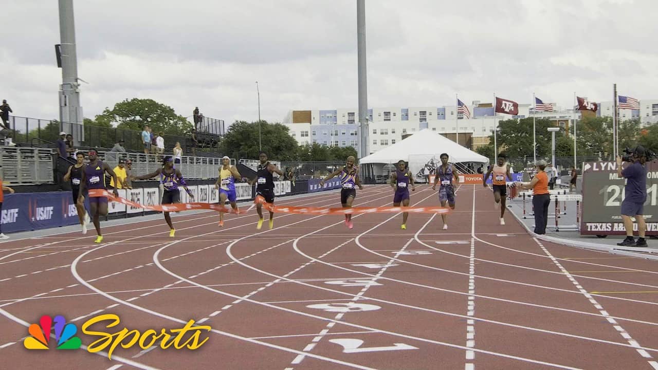 Tate Taylor breaks record, but Makanakaishe Charamba powers to 200m win at Lone Star GP | NBC Sports