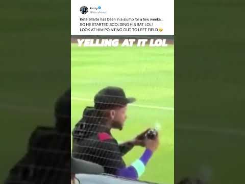he yelled at his bat 🤣