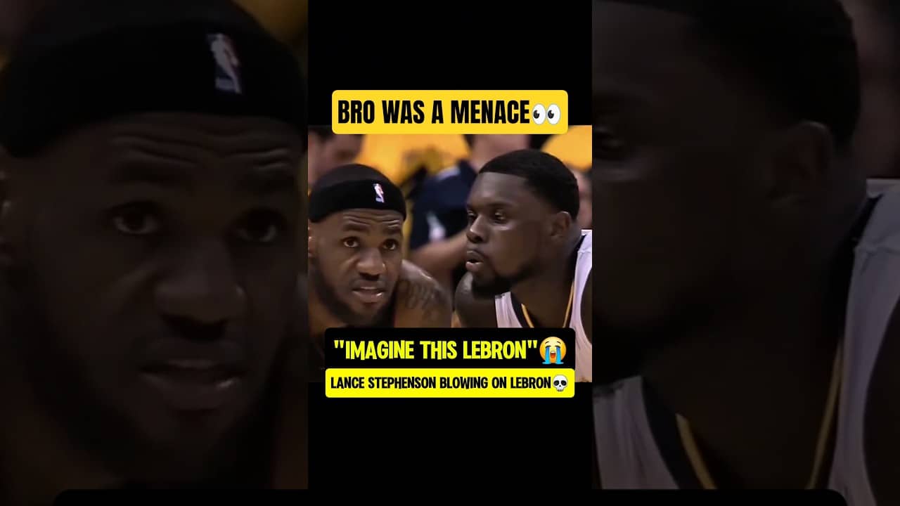Lance Stephenson is a MENACE😭