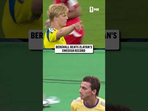 20-year-old Lucas Bergvall is Sweden's youngest FIFA World Cup player since Zlatan Ibrahimović.