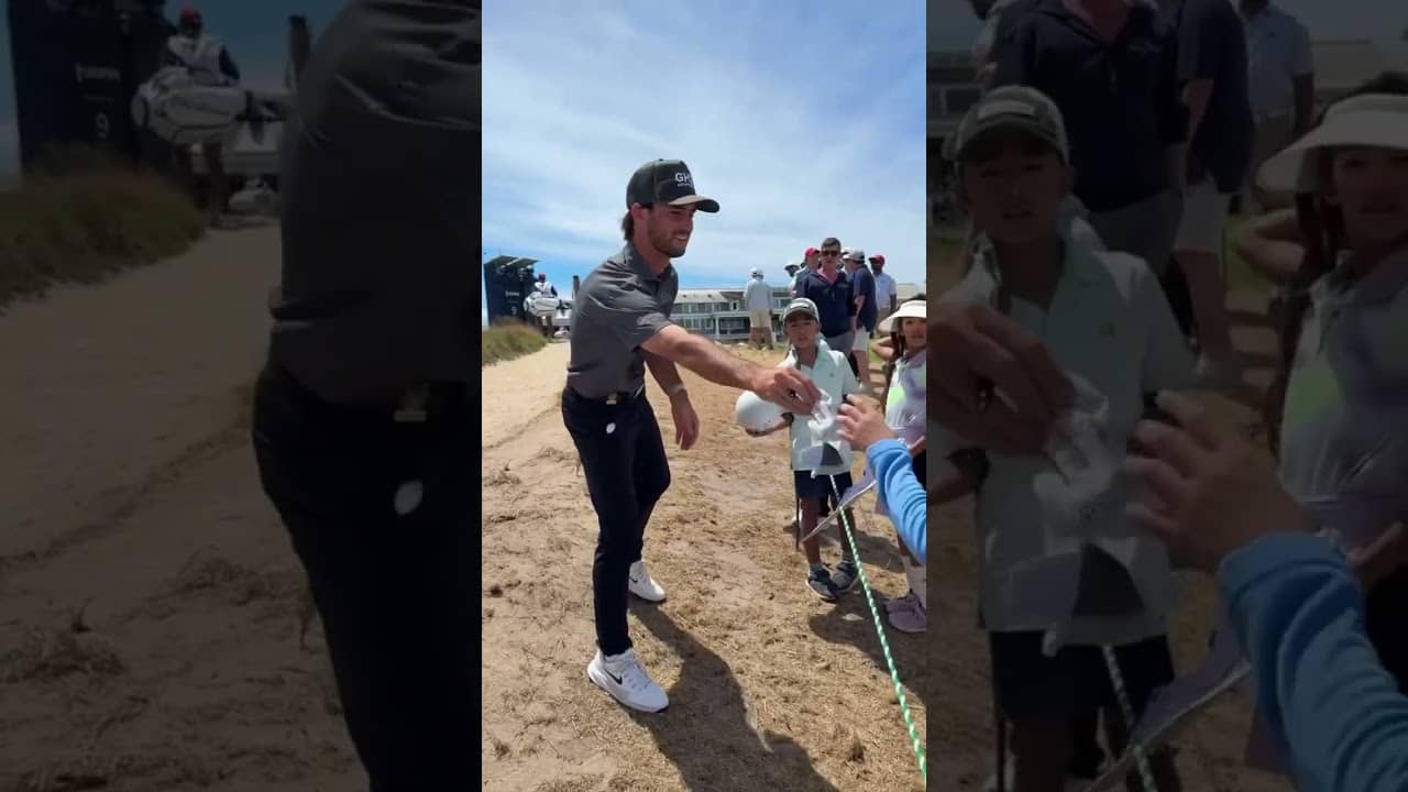 Ryder Cowan is BOOMING at the U.S. Open ☝️⛳