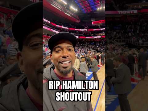 Shoutout Rip for the support #pistons #nba