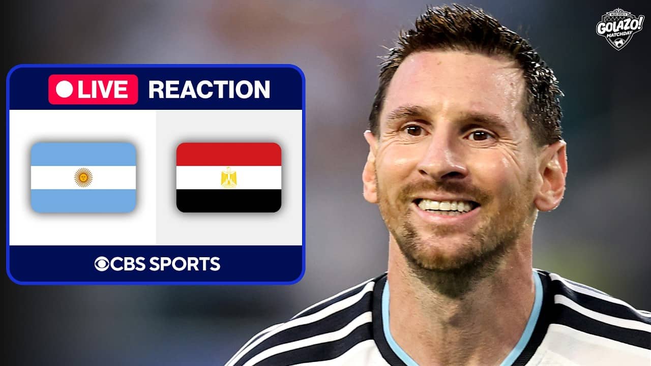 Golazo Matchday LIVE: Argentina vs. Egypt INSTANT REACTION