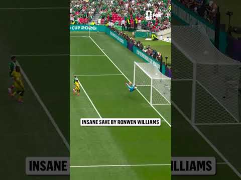 Ronwen Williams laid ALL THE WAY OUT
