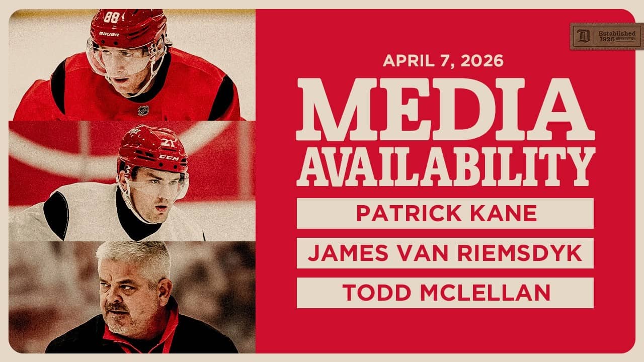 Patrick Kane, James van Riemsdyk, Todd McLellan Morning Skate Media | April 7, 2026
