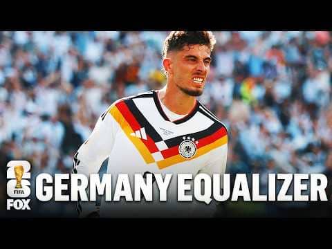 Germany LEVELS score 🚨 Kai Havertz Redirects Cross to Find the Net vs Japan