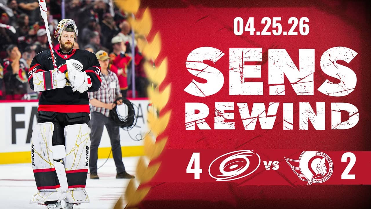 Sens Season Ends After Hard Fought Game Four