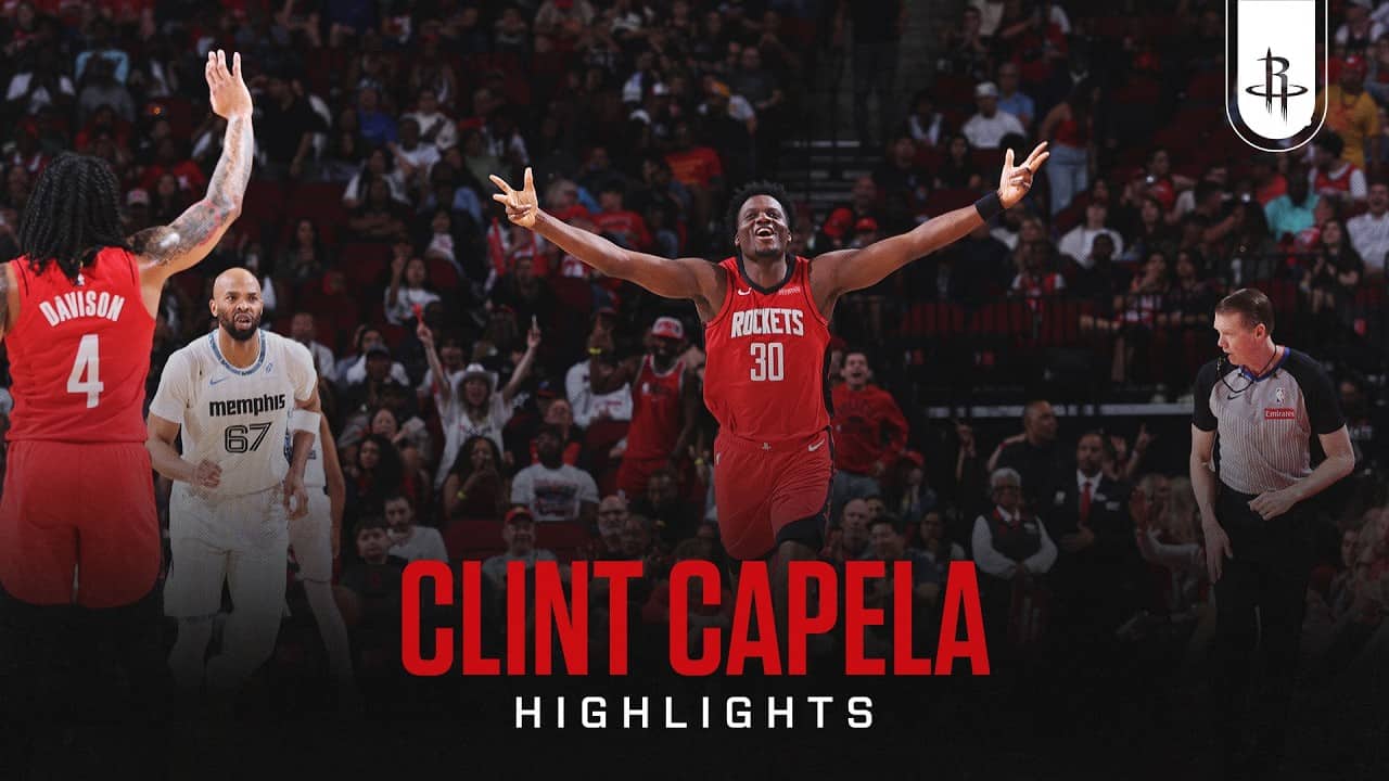 Clint Capela (23 points) Highlights vs. Memphis Grizzlies