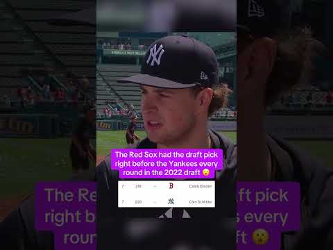 Boston passed on the local kid seven times before the Yankees took him 👀