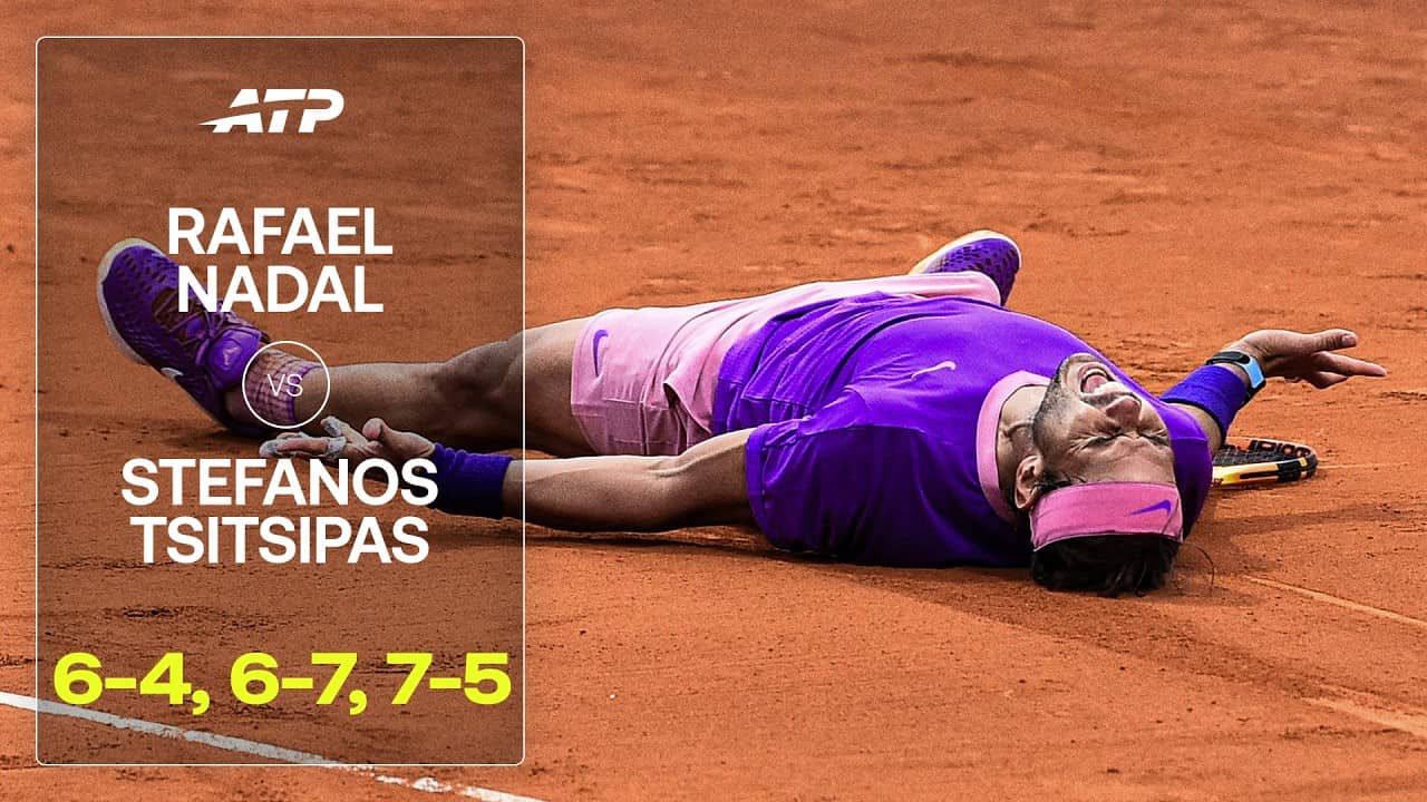 Nadal Saves A Championship Point vs Tsitsipas En Route To Title 🏆 | Barcelona 2021 Final