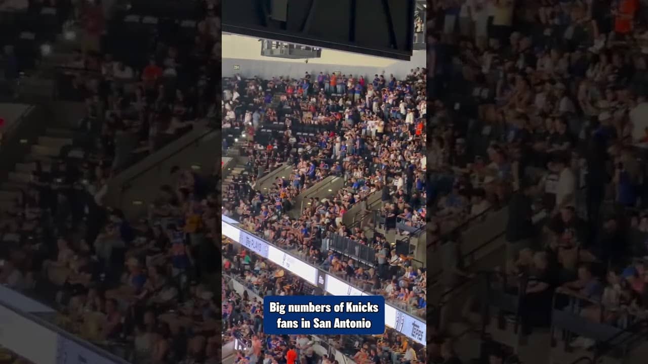 A lot of orange and blue tonight in San Antonio 👀