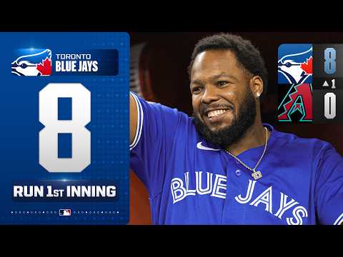 WHAT A START! The Blue Jays score EIGHT RUNS in the top of the 1st inning! 🤯🤩