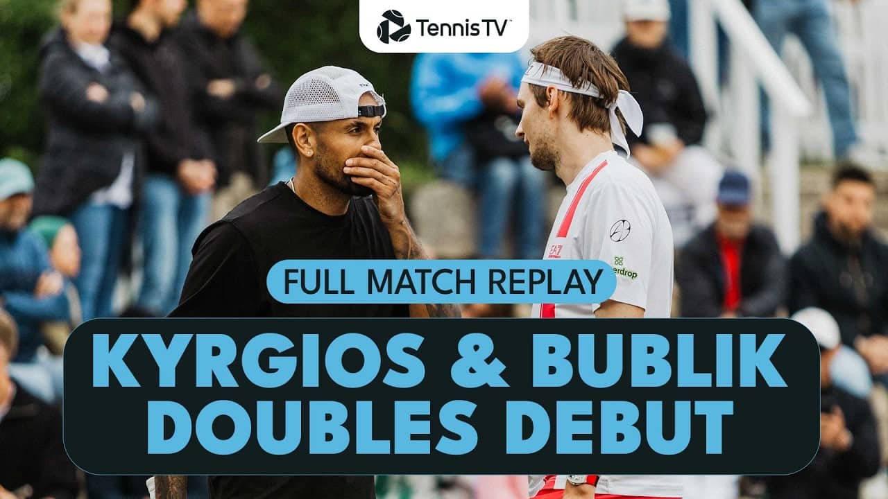 FULL MATCH REPLAY: Nick Kyrgios & Alexander Bublik vs Paul & Seggerman! | Stuttgart 2026