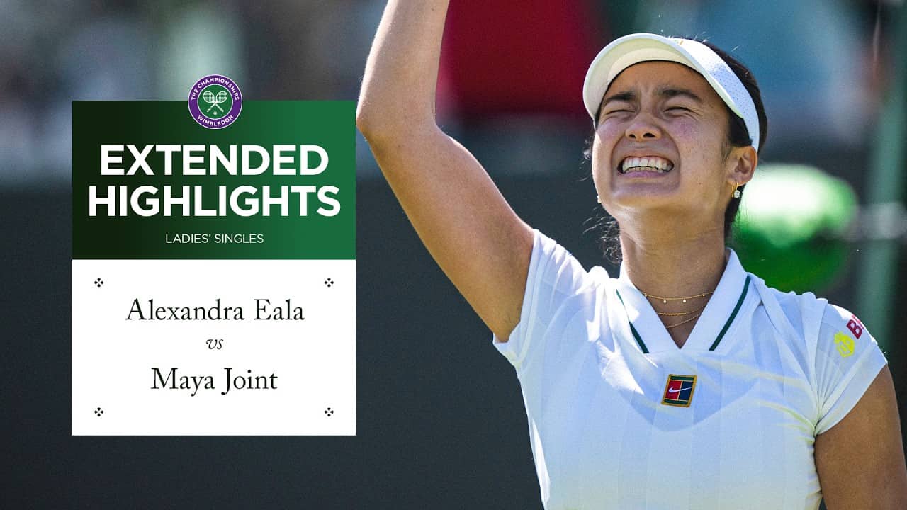 A HISTORIC win! | Alexandra Eala v Maya Joint | Extended Highlights | Wimbledon 2026