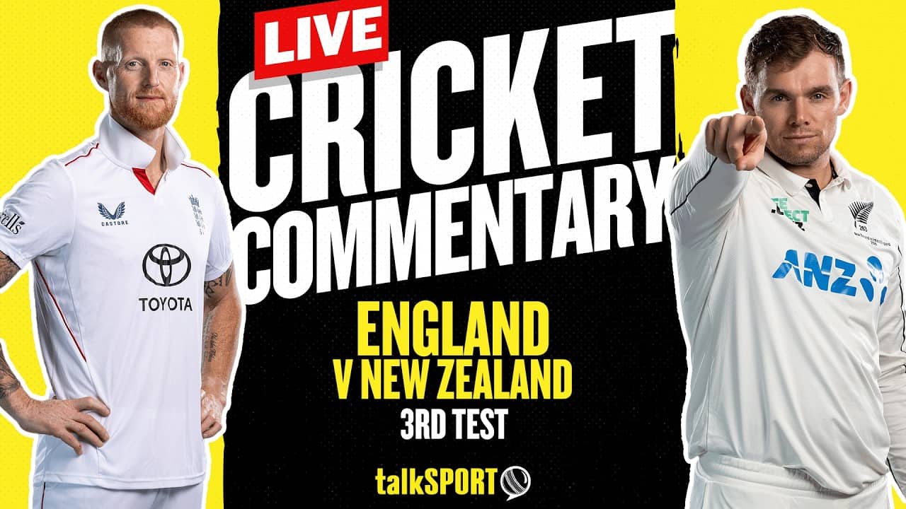 LIVE Test Match Cricket | England v New Zealand - Third Test - Day Five | Trent Bridge