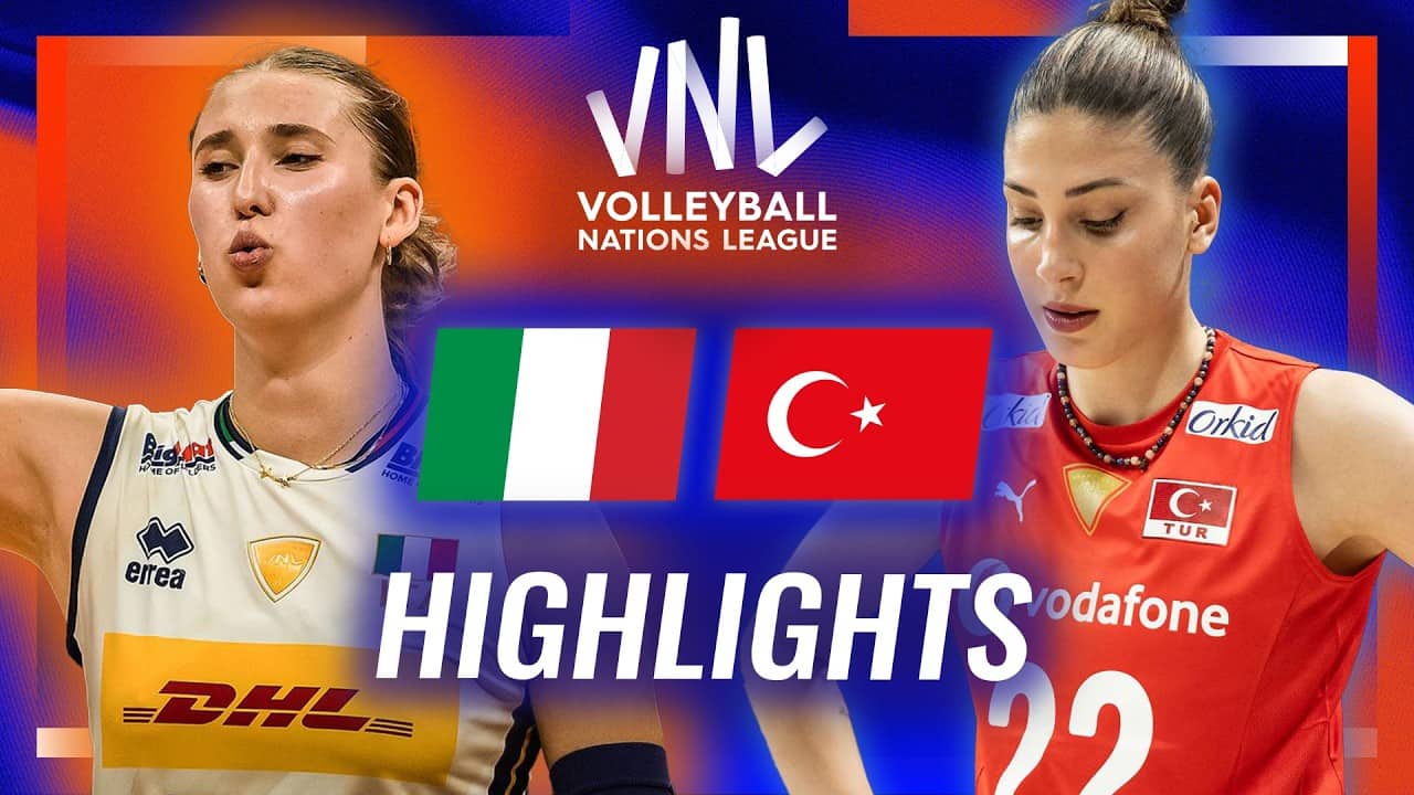 Italy 🇮🇹 vs. Türkiye 🇹🇷 - Highlights | Week 1 | Women's VNL 2026