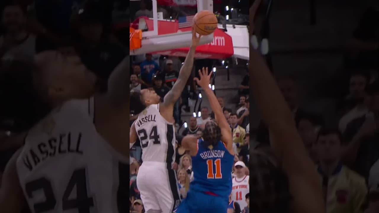 DEV DENIAL🚫 #DevinVassell #Spurs #NBAFinals #Block
