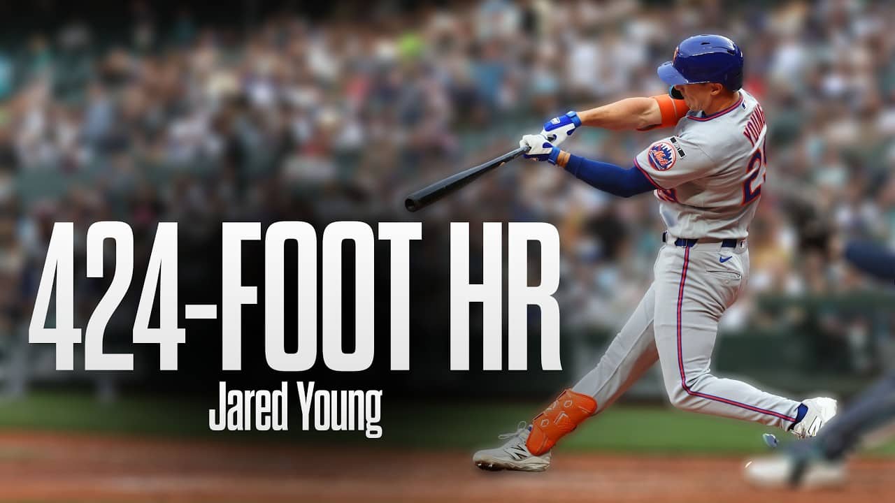 Jared Young 107.2 MPH Home Run to DEEP Center