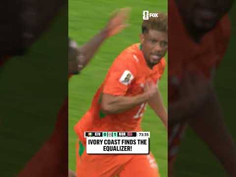 IVORY COAST DRAWS LEVEL 🇨🇮