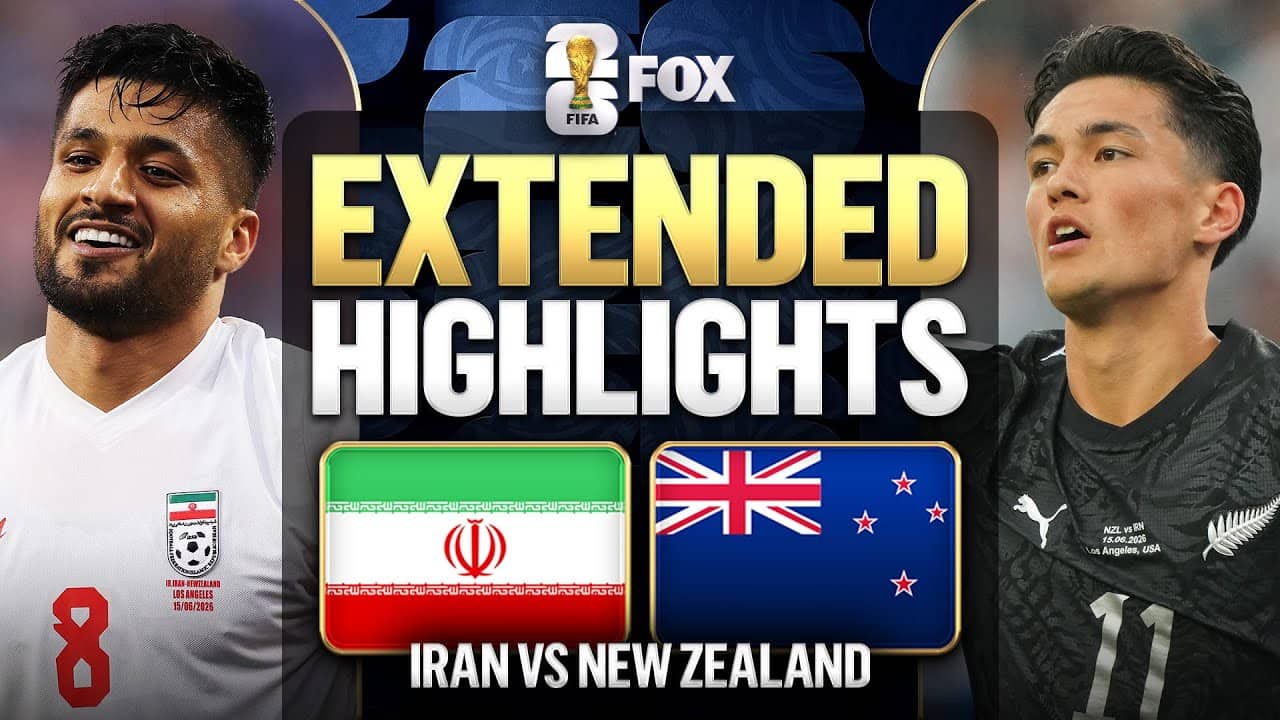 Iran vs New Zealand Extended Highlights 🌎🏆 2026 FIFA World Cup™