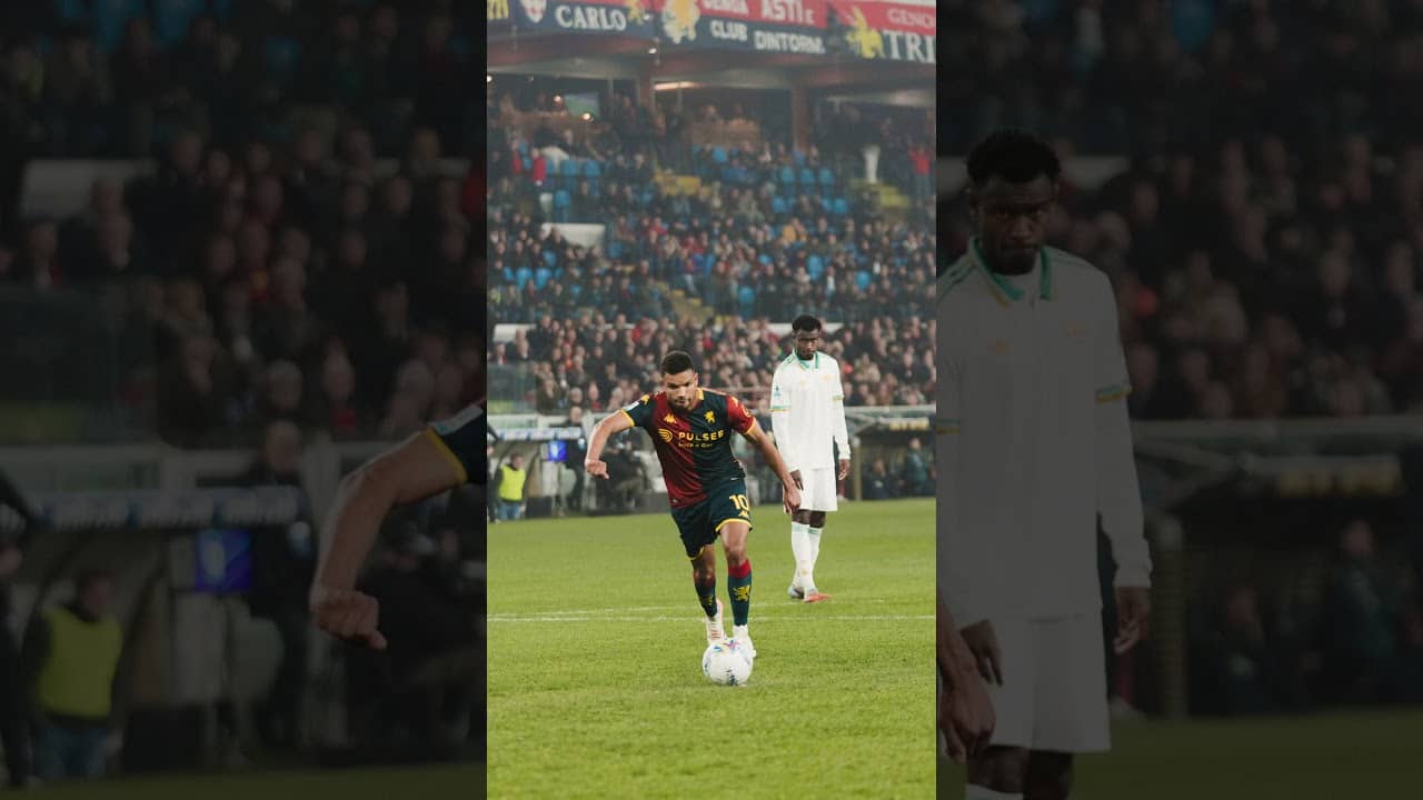 The anatomy of a PERFECT PENALTY 🎯 #genoa #seriea