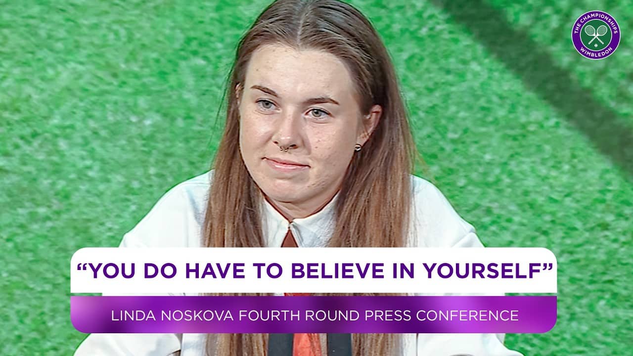 Linda Noskova on making it to the quarter-finals | Fourth Round Press Conference | Wimbledon 2026