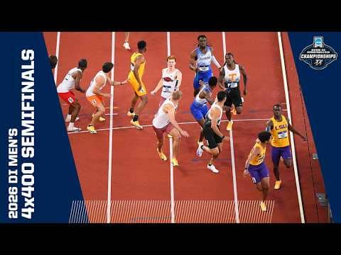 Every men's 4x400m relay semifinal from 2026 NCAA outdoor track and field championships