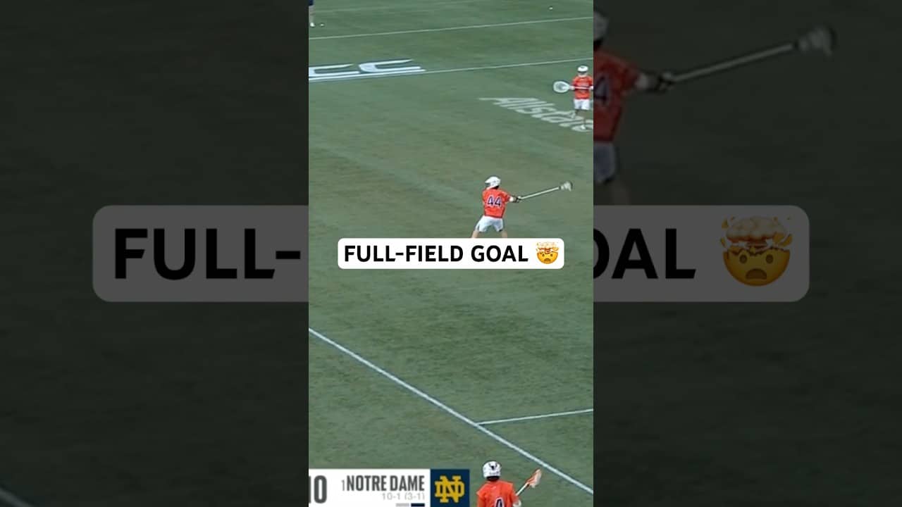 What a way to seal an upset of the No. 1 team 🤯⚔️ (via ACC Network, UVA men’s lacrosse)