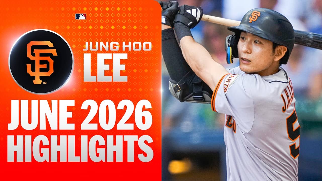 Jung Hoo Lee's .340 AVG in June 2026 was an MLB career best! 🔥 | MLB Highlights