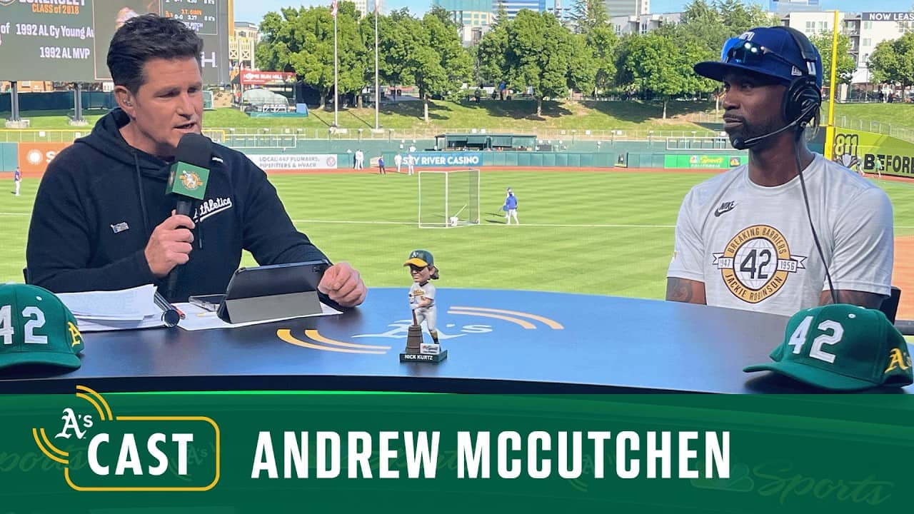 Andrew McCutchen Talks Jackie Robinson on A's Cast Live