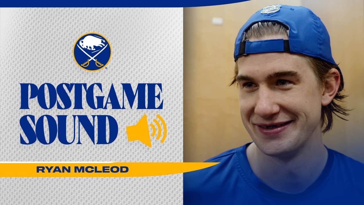 "Two Points Is All That Matters" | Ryan McLeod After Win Over New York Rangers | Buffalo Sabres