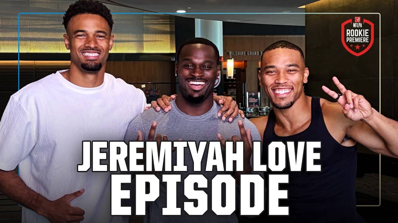 Jeremiyah Love on getting drafted 3rd overall, growing up in the "trenches" of St. Louis, and more!