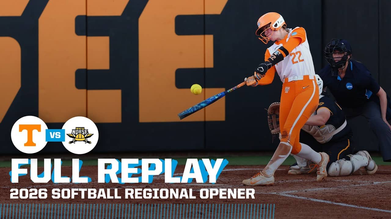 Tennessee vs. Northern Kentucky: 2026 NCAA softball regionals | FULL REPLAY