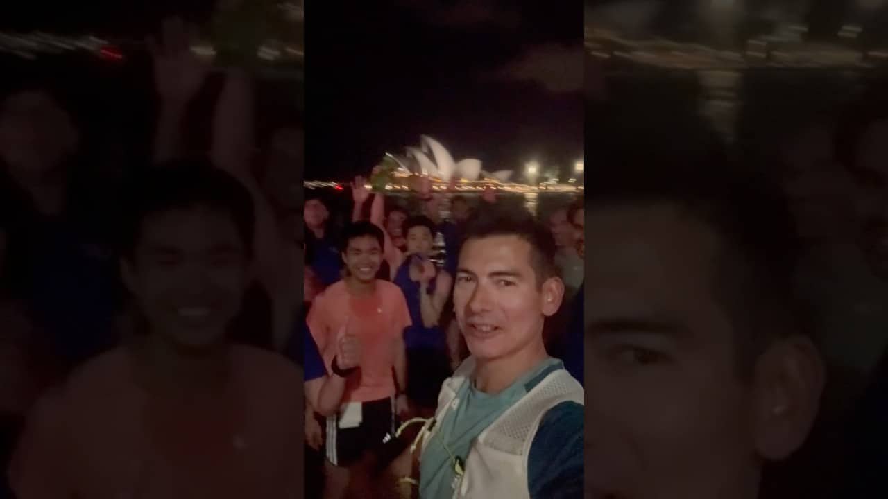 Running in Sydney Australia 🇦🇺🏃🏻🙌