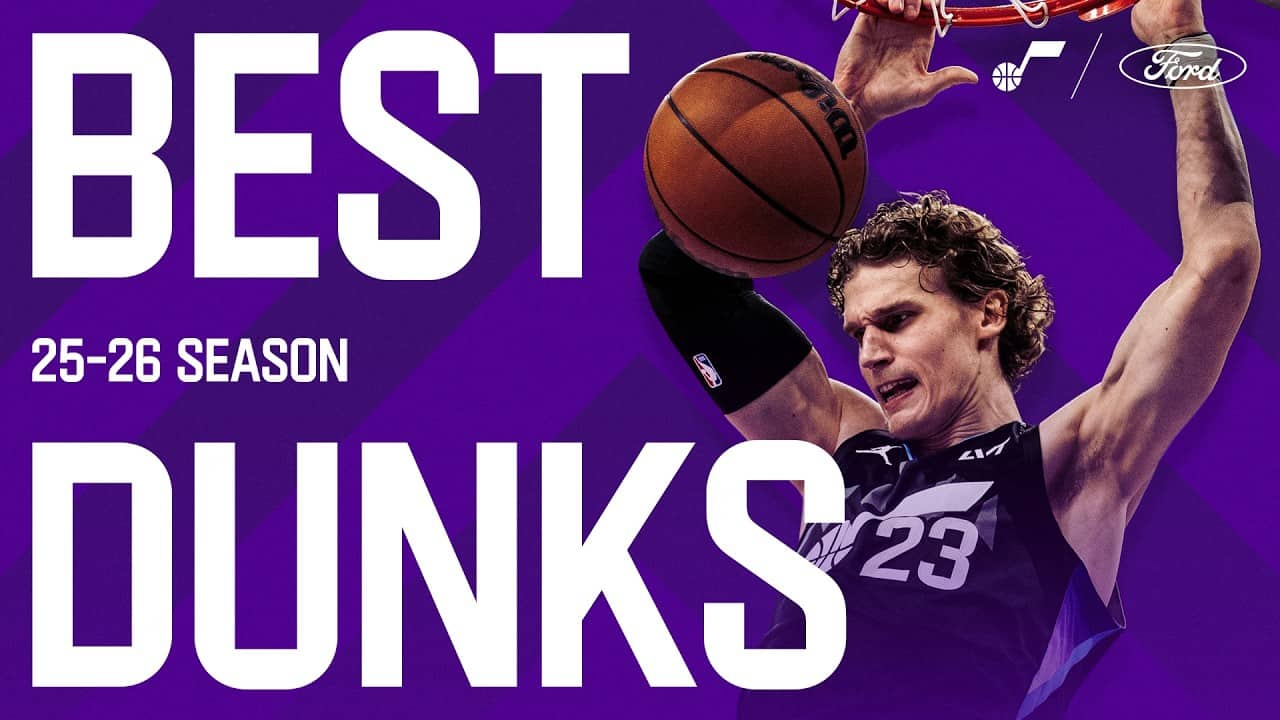 Top Dunks of the 2025-26 Season | UTAH JAZZ