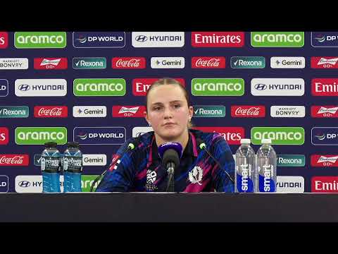 Watch New Zealand v Scotland #T20WomesWorldCup 2026 Post-Match Media Conference