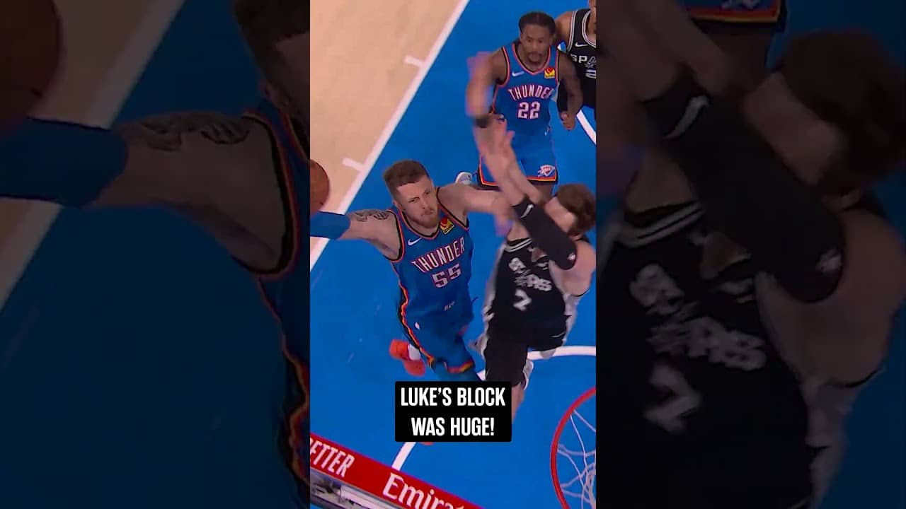 NASTY 😮‍💨 #nba #spurs #nbaplayoffs #lukekornet