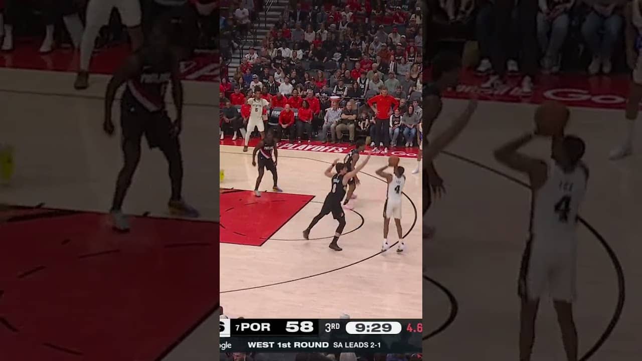 SWIPA SWISH 💦 #spurs #nba #playoffs #deaaronfox