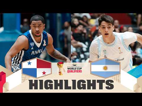 Panama 🇵🇦 v Argentina 🇦🇷 | Highlights | FIBA Basketball World Cup 2027 Americas Qualifiers