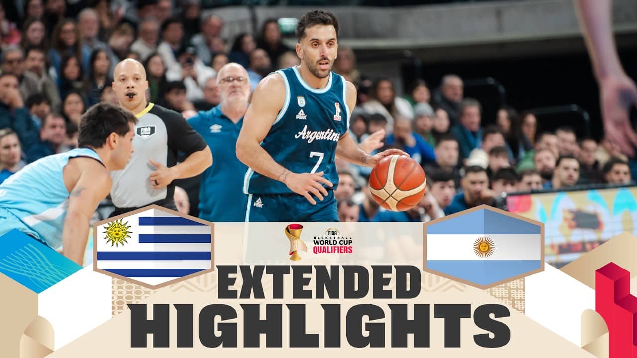Uruguay 🇺🇾 v Argentina 🇦🇷 | Extended Highlights | FIBA Basketball World Cup 2027 Americas Qualifiers