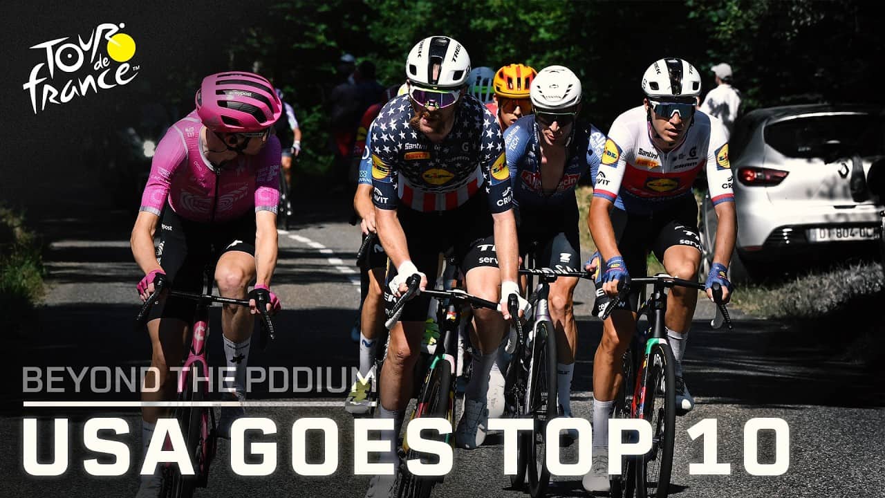 Quinn Simmons and Sean Quinn go Top 10 in Tour de France Stage 4 | Cycling on NBC Sports