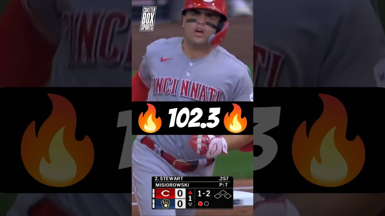 102.3 MPH?! 😱 Sal Stewart CRUSHES the FASTEST Pitch Hit for a HR in 2026! 🚀⚾ #reds