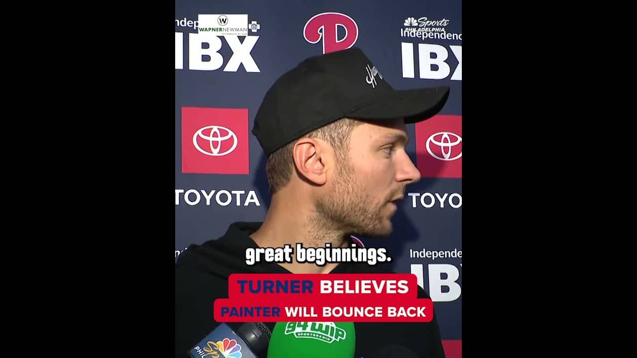 Trea Turner believes Andrew Painter will be just fine 🤝