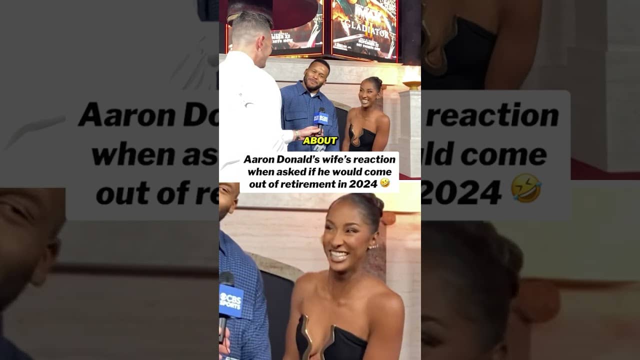 Aaron Donald may need to do some convincing if he decides to return 🤣 #aarondonald #larams #nfl