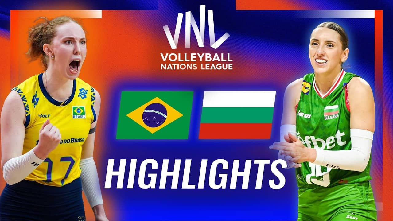 Brazil 🇧🇷 vs. Bulgaria 🇧🇬 - Highlights | Week 1 | Women's VNL 2026