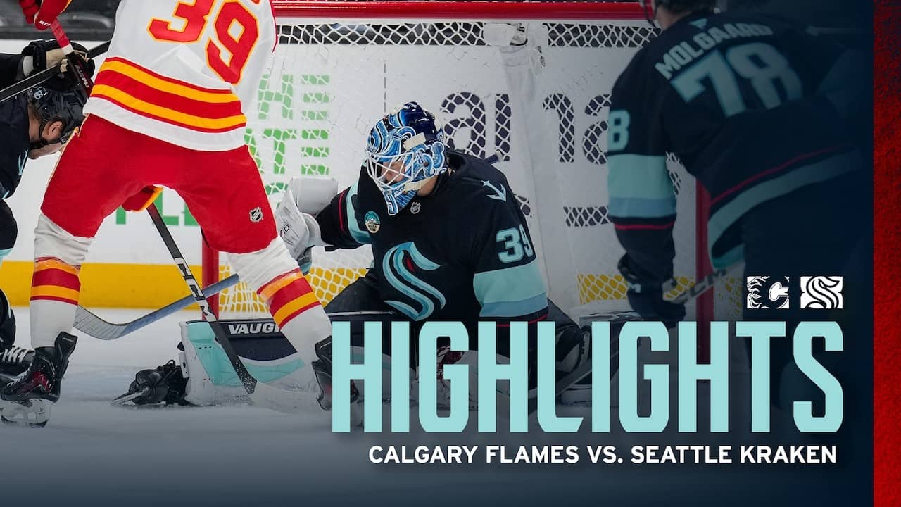 Calgary Flames vs. Seattle Kraken | 4/11 Game Highlights