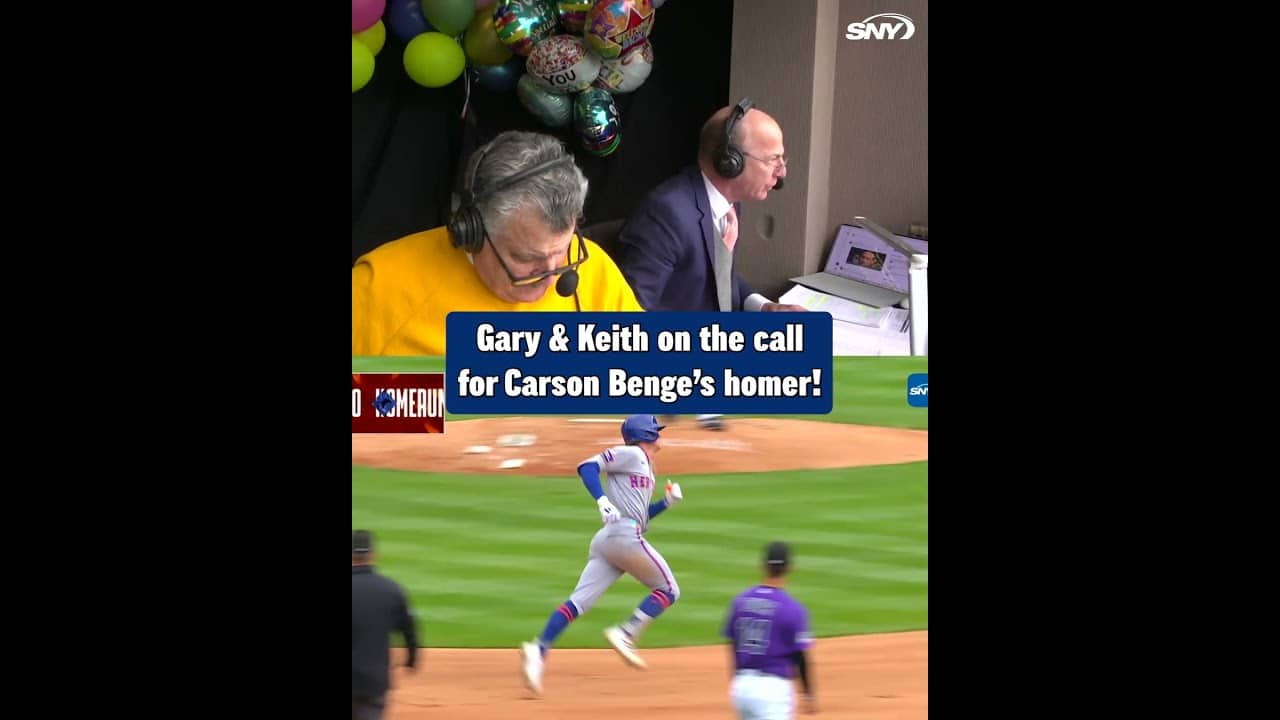 "Carson Benge breaks the ice with his third home run of the season!" Gary and Keith on the call 🎙