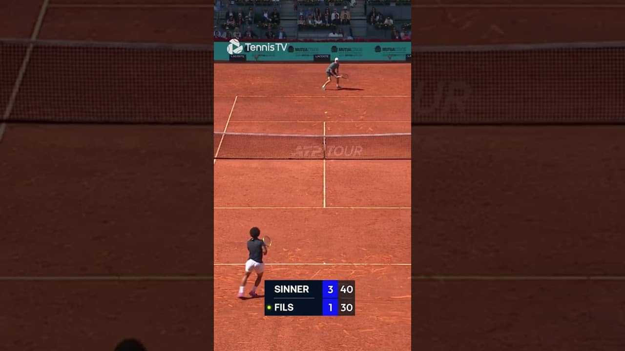 Terrifying Tennis From Sinner 😳