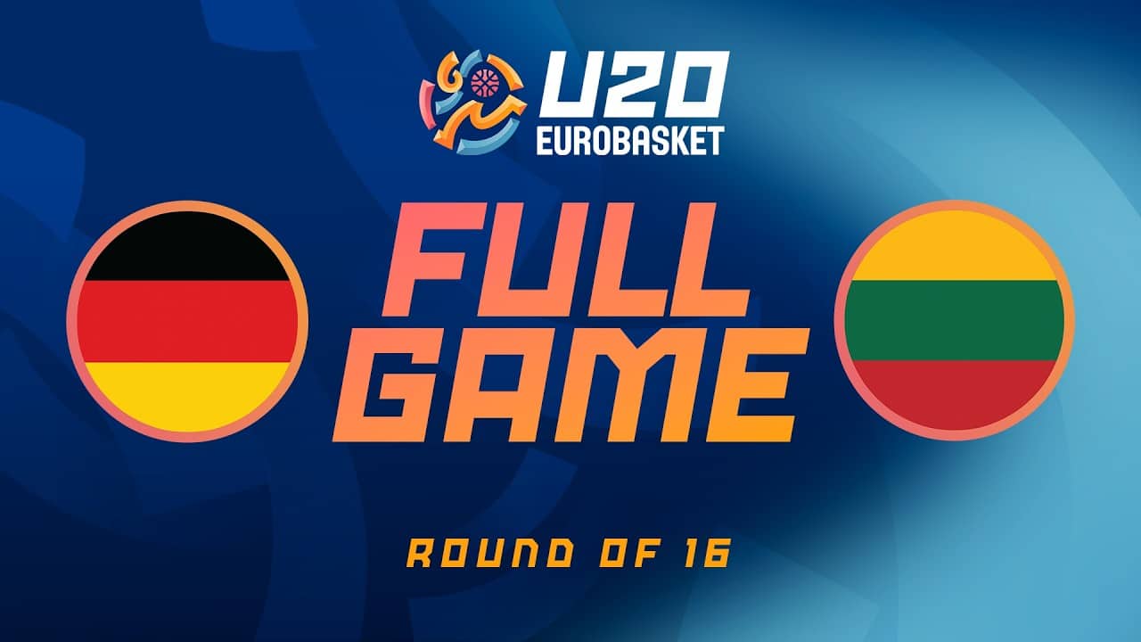 LIVE - Germany v Lithuania | FIBA U20 Women's EuroBasket 2026 | Round of 16