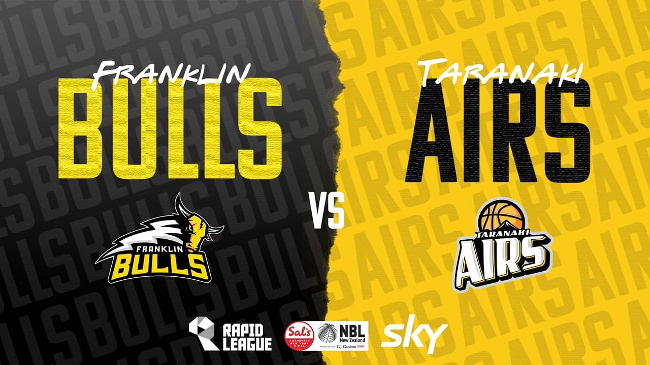 LIVE 🔴 Franklin Bulls v Taranaki Airs | @SalsNBL 2026